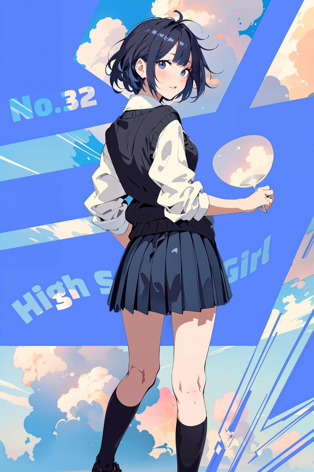 【32】High School Girl [black]