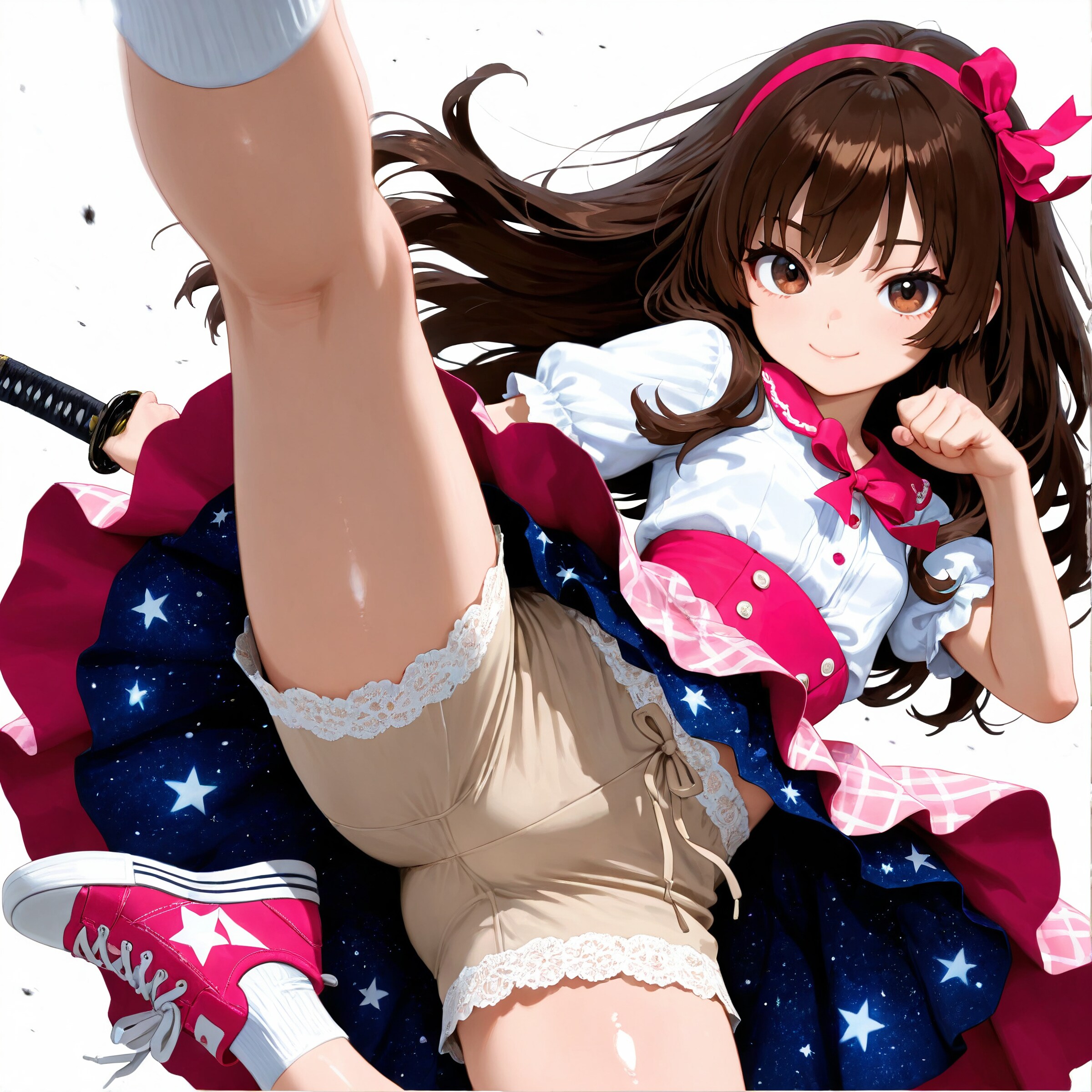 真空飛び蹴り！