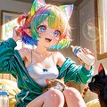 12枚）子猫と哺乳瓶 2枚目
