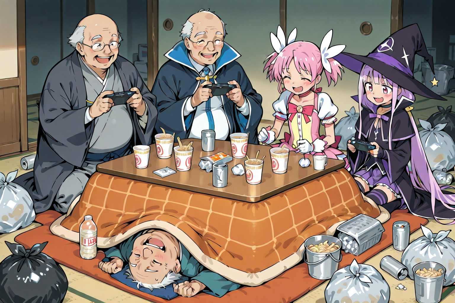 魔法使いとおじさん | の人気AIイラスト・グラビア