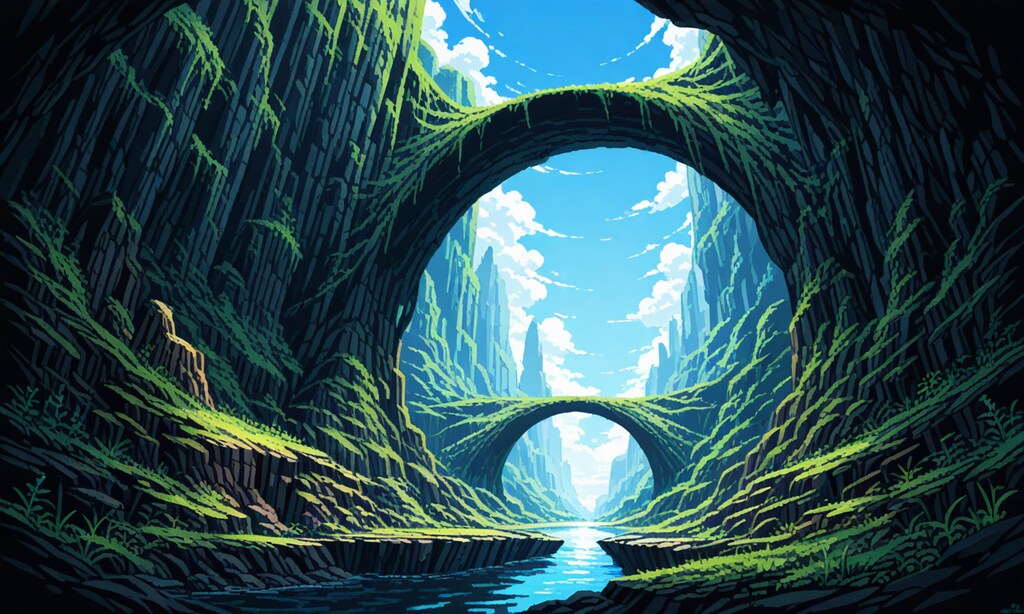 ドット絵風背景