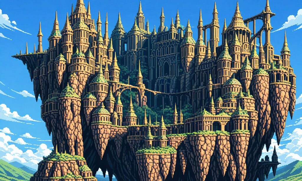 ドット絵風背景