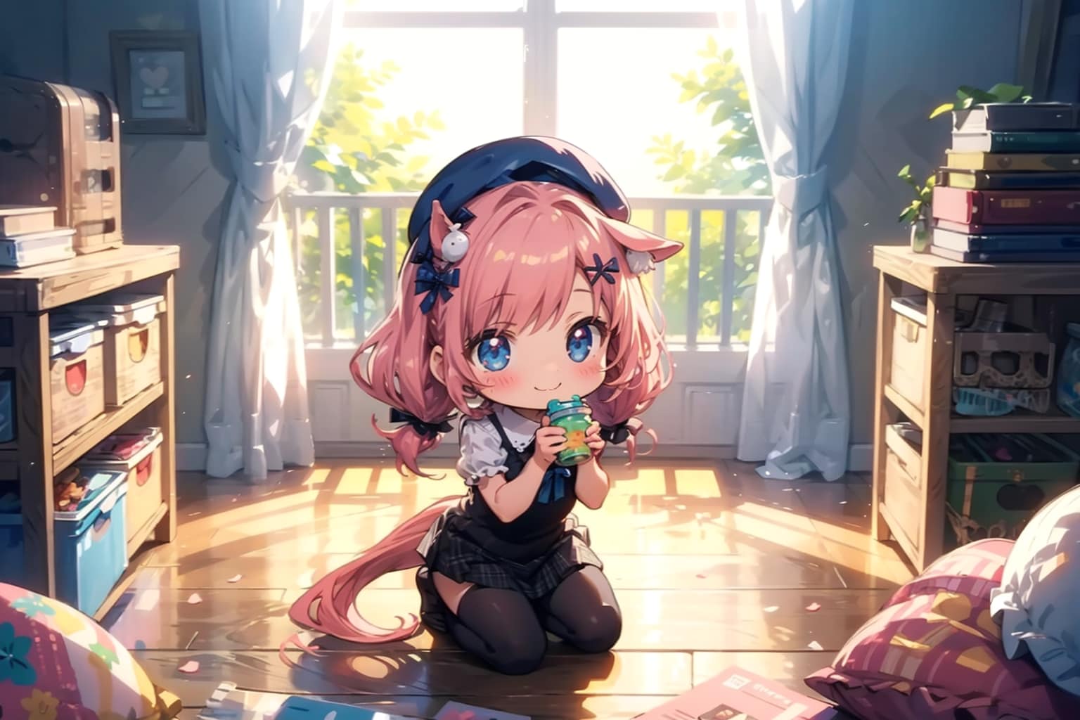 ウマちびちゃん。