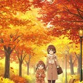 紅葉の中を 4枚目