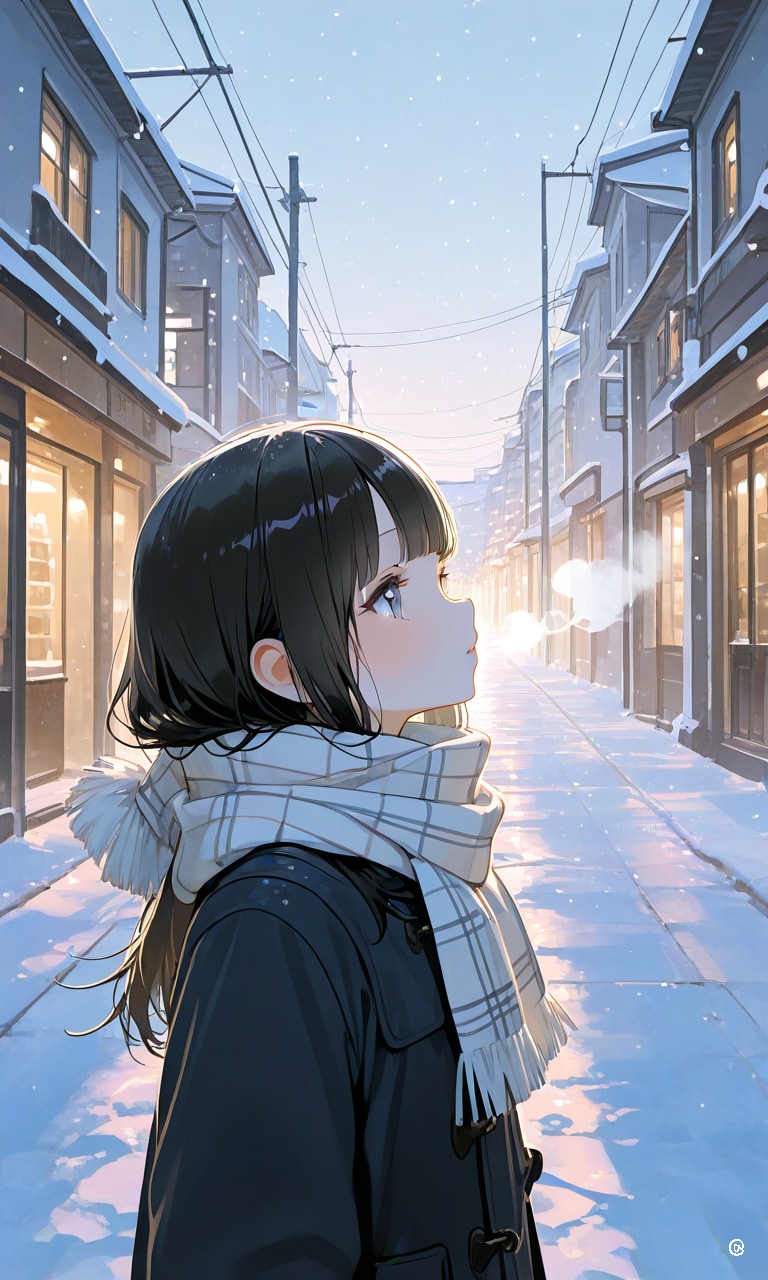 ユウ 001 - A Cold, Clear Morning | の人気AIイラスト・グラビア