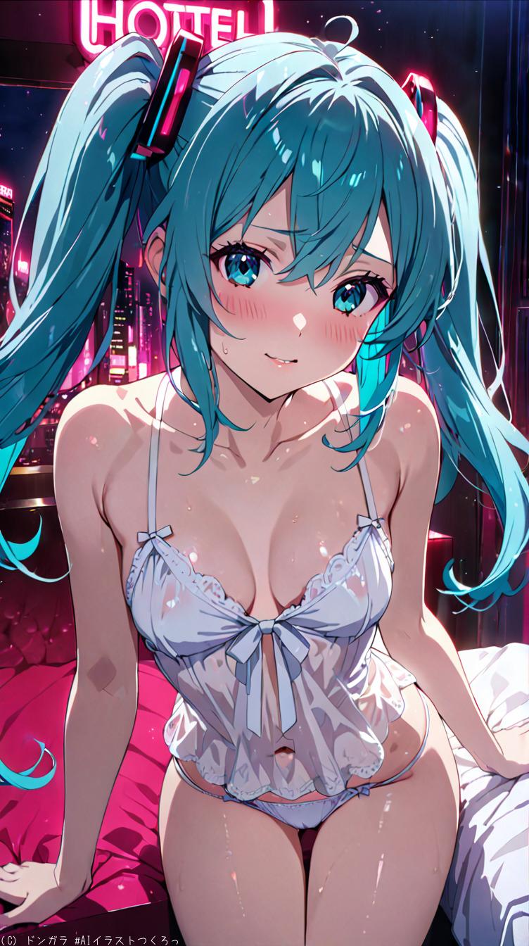 初音ミク in ラブホ
