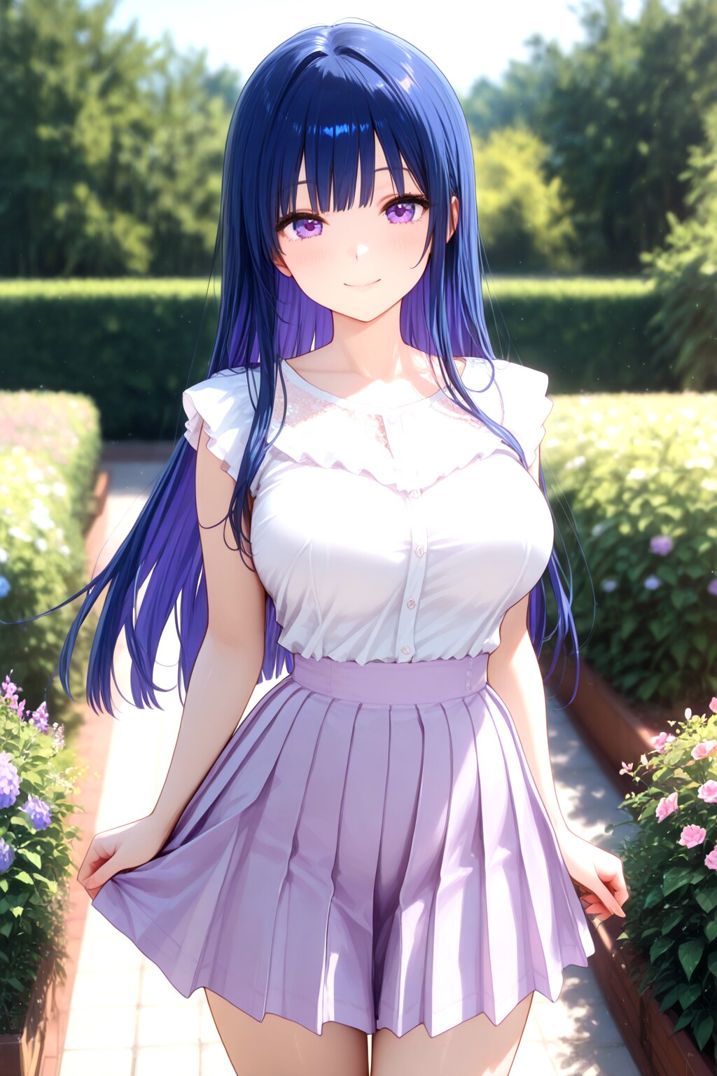 260（薄紫色のスカート）