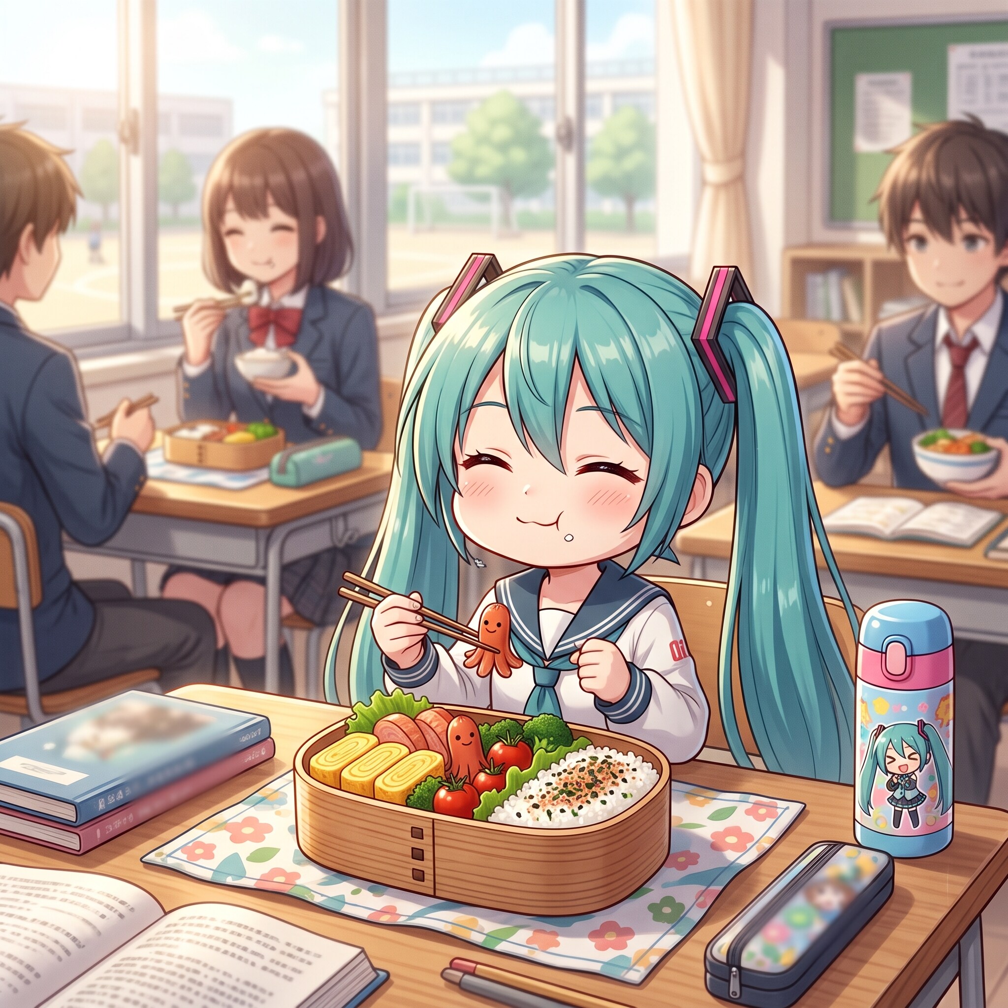 今日のお昼はタコさんウインナーです | の人気AIイラスト・グラビア