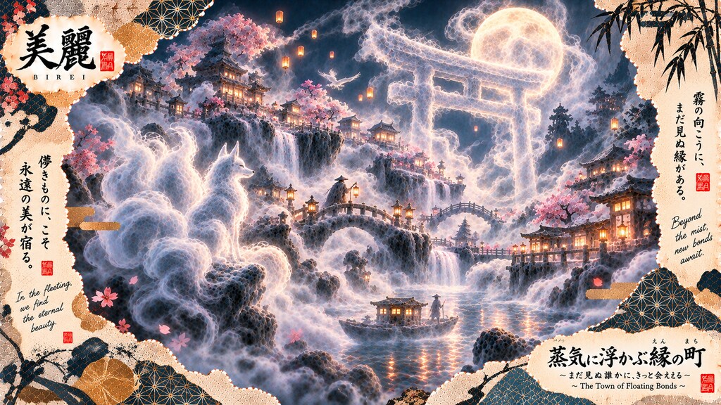 A Hidden Japan in the Steam — The Floating Peach Blossom Realm  Beyond the steam, a Japan yet unseen