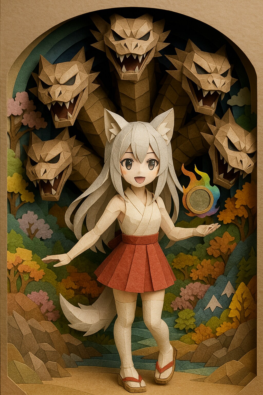 オロチと犬ミミ巫女