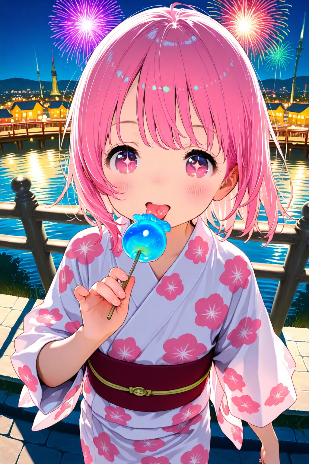 ソーダ味のりんご飴 | の人気AIイラスト・グラビア