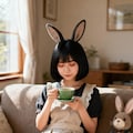 「みき子はイースターラビットな休日を過ごす」 2枚目