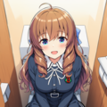 sitting on toilet 9枚目