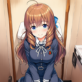 sitting on toilet 3枚目