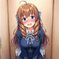 sitting on toilet 5枚目