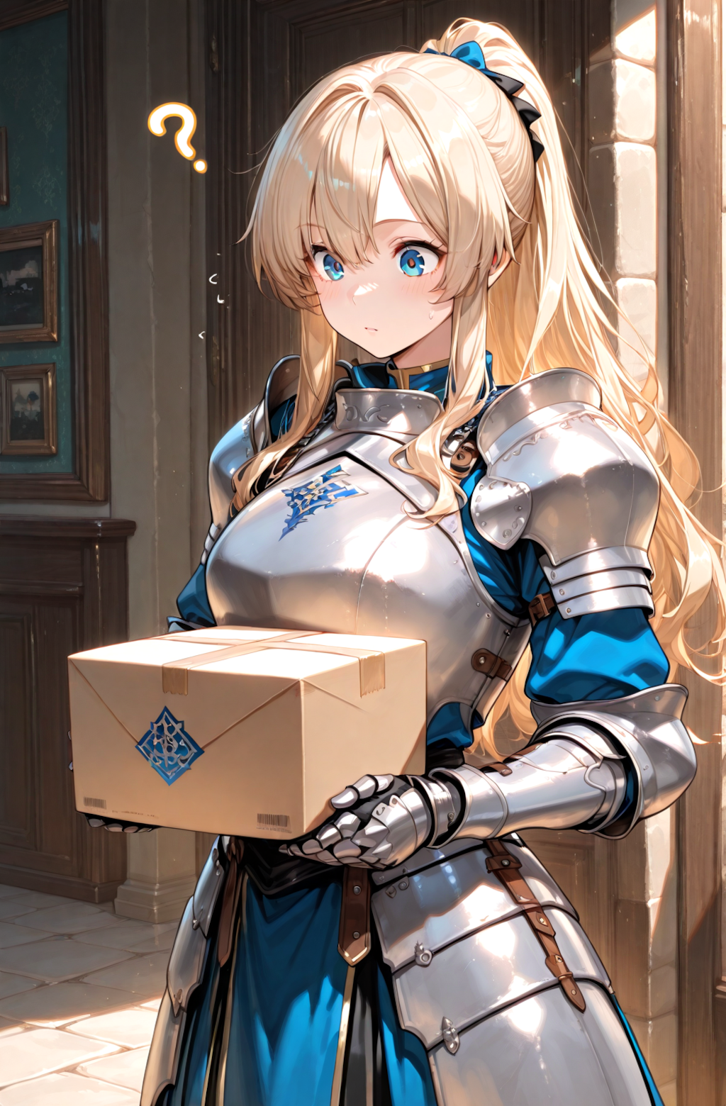 きしに はこが とどいたぞ▼