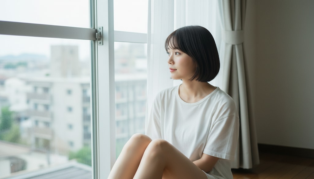 ショートヘアの「毛」