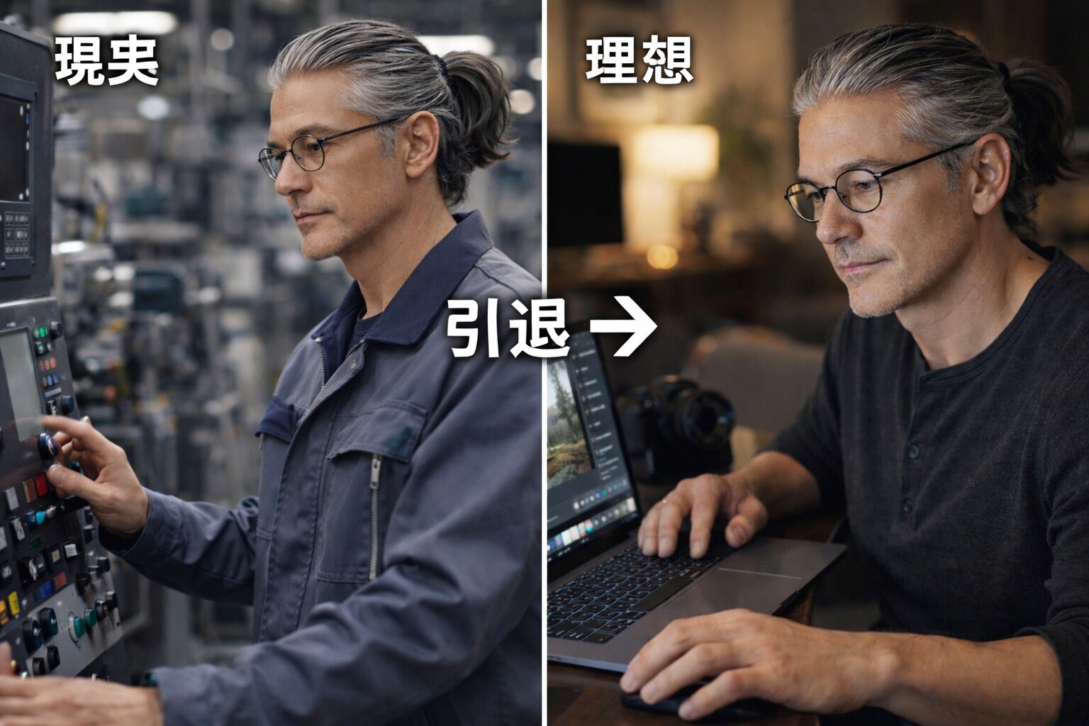 50代の理想と現実 | の人気AIイラスト・グラビア