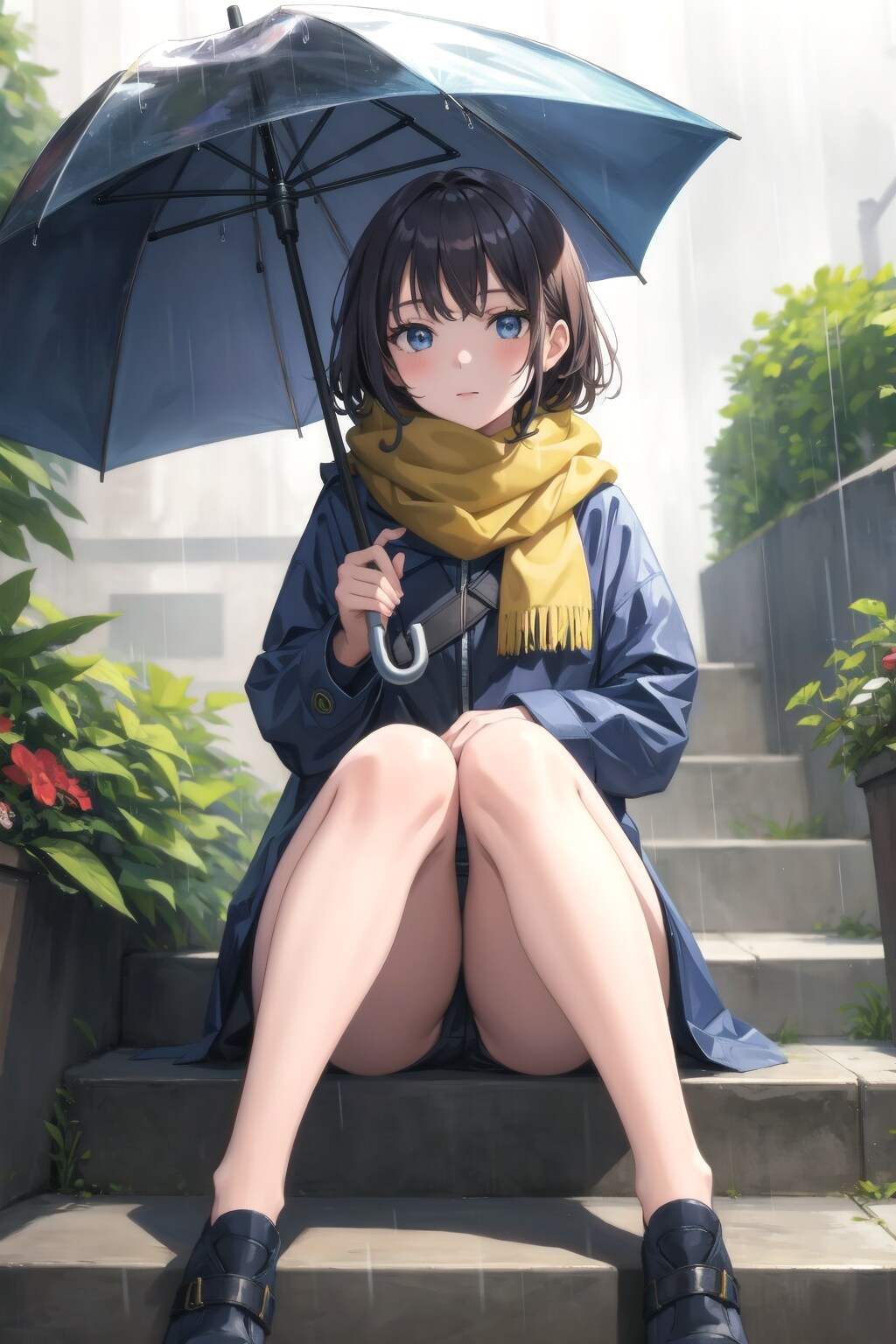 雨の日には雨の中を