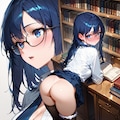 「彼女は上半身を机に預けると物欲しそうに腰を振った。」 3枚目