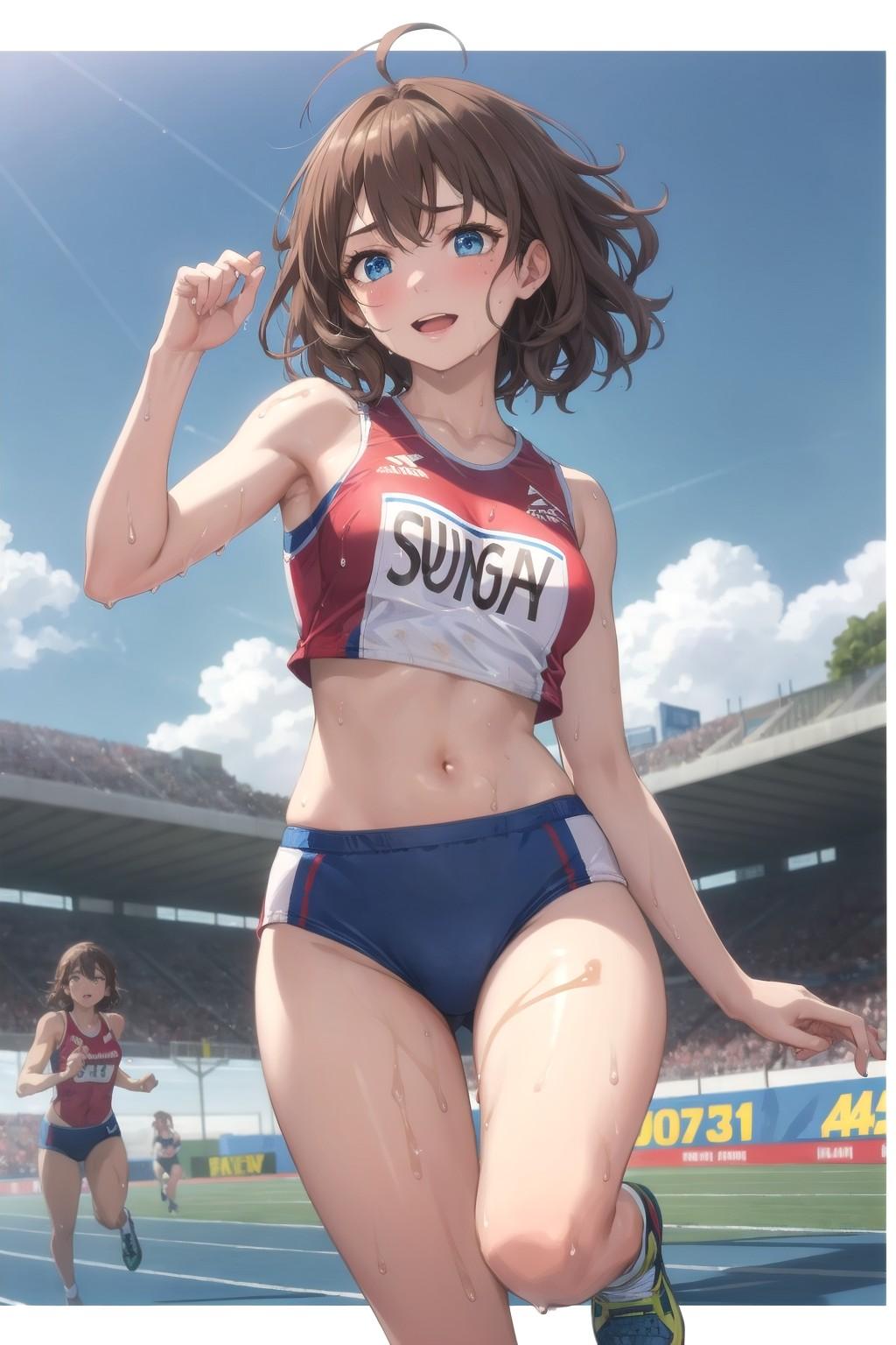 陸上少女 | の人気AIイラスト・グラビア