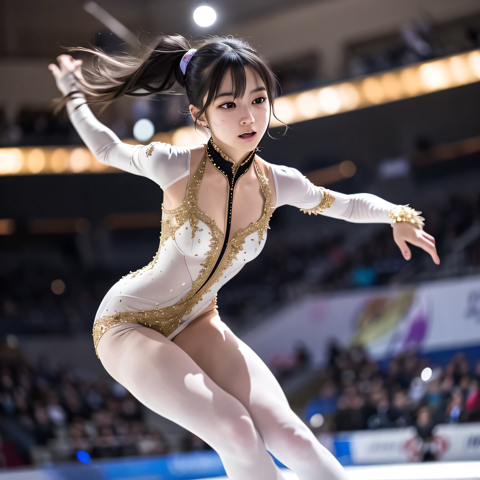 黒髪ロングでフィギュアの美女５９ | の人気AIイラスト・グラビア