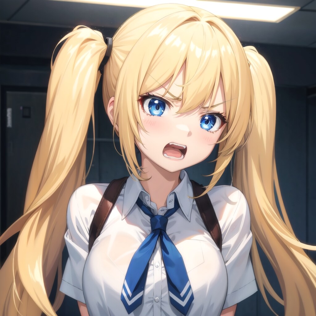 ツインテール(怒り)