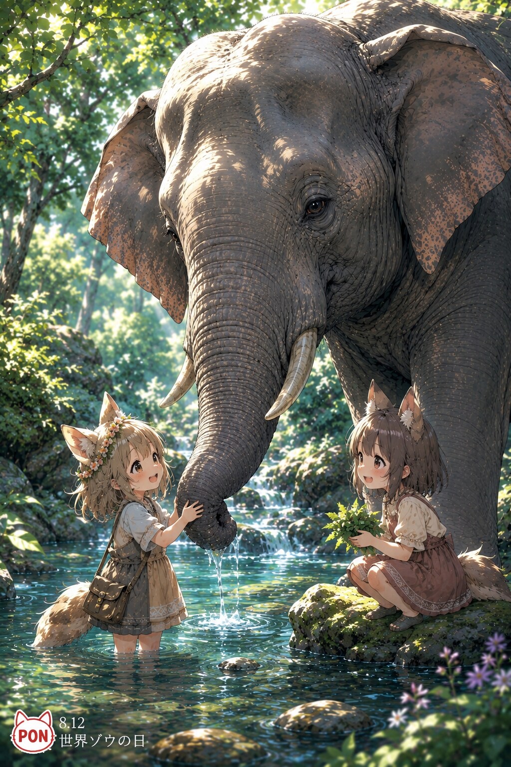 8月12日、世界ゾウの日