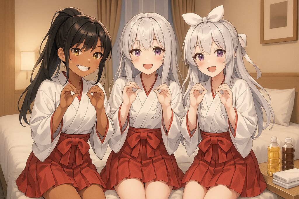 祈りのあとに、笑顔のご褒美