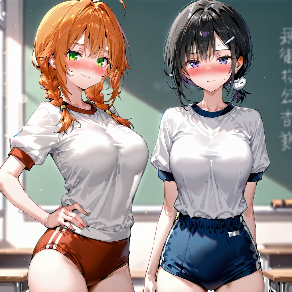 ブルマに着替えてもらいました