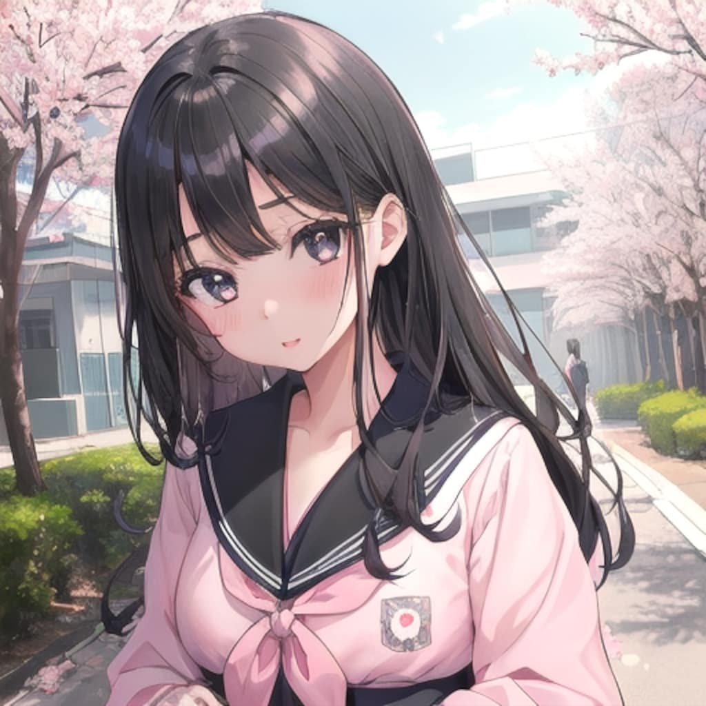 ピンクの制服
