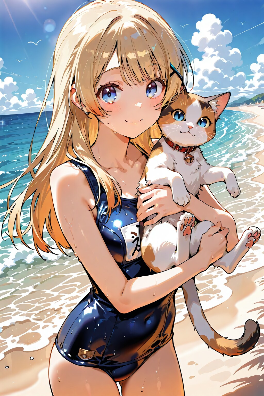 猫と一緒