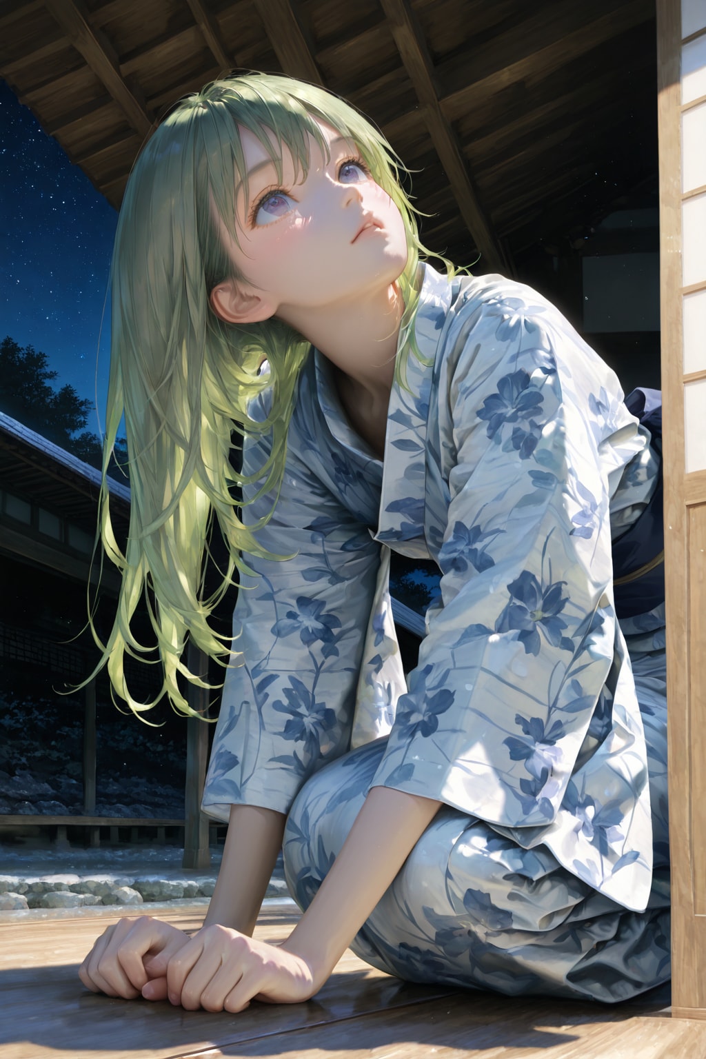 今日は花火だったんだ・・。