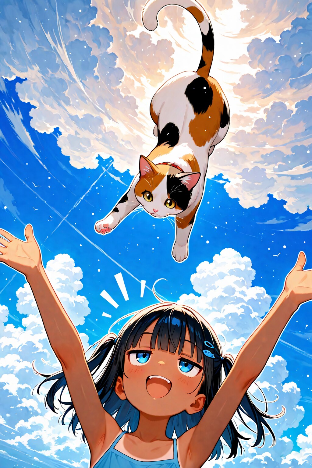 高い高い！！🐈