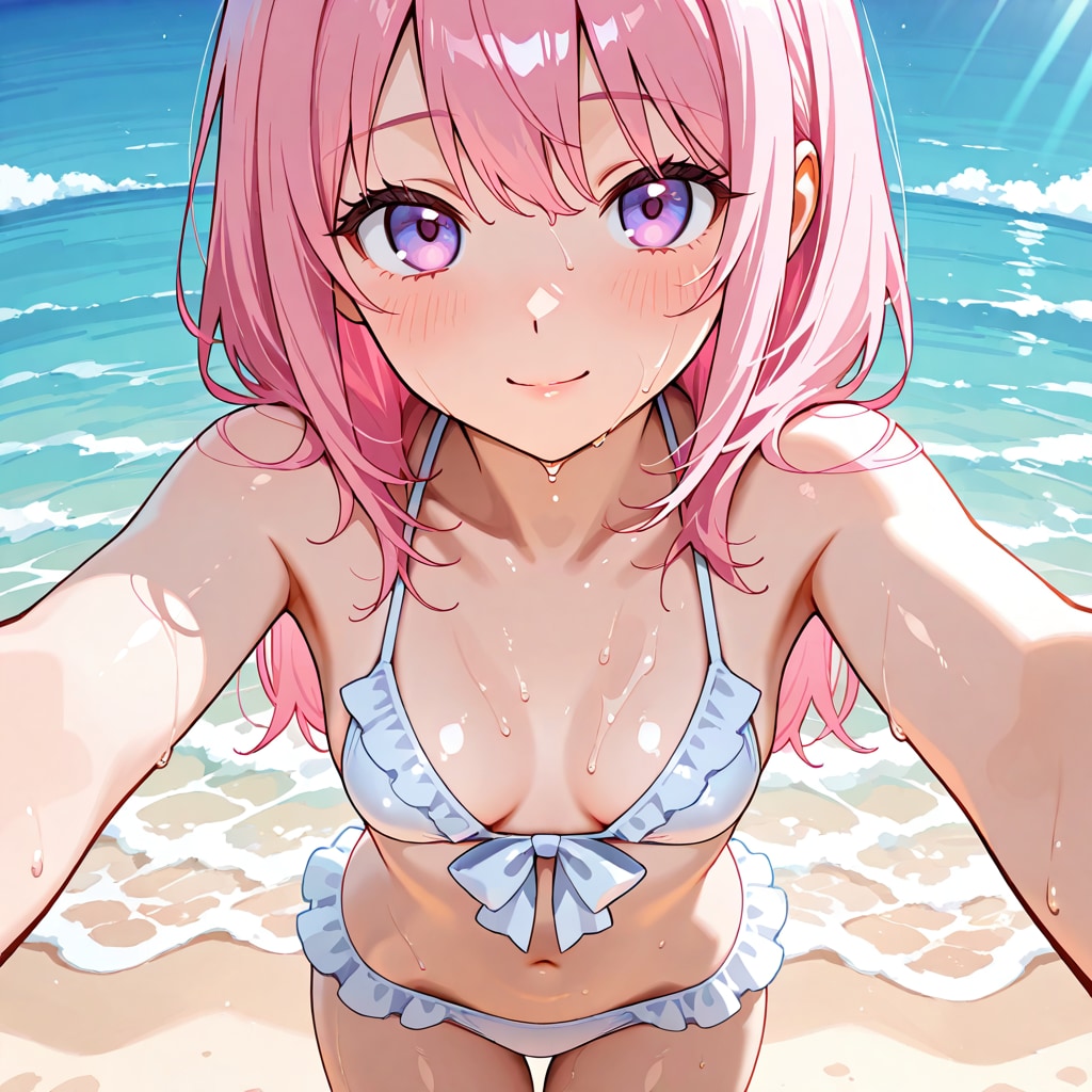 一緒に泳ごっ♥