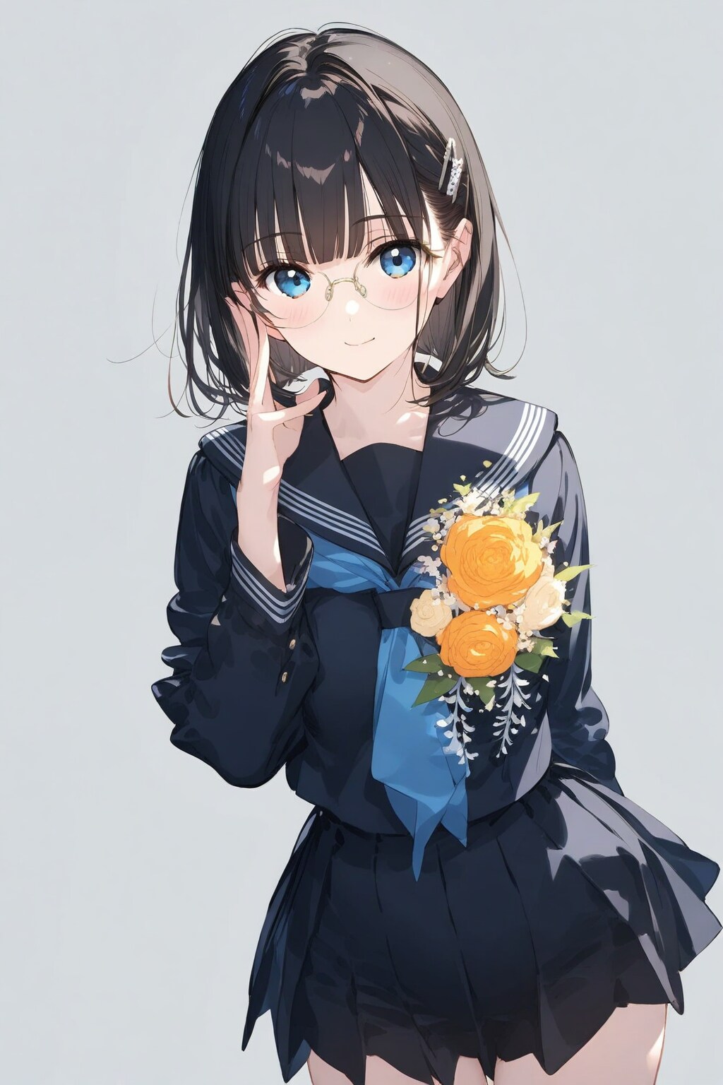 入学式🌸のメガネちゃん👓✨