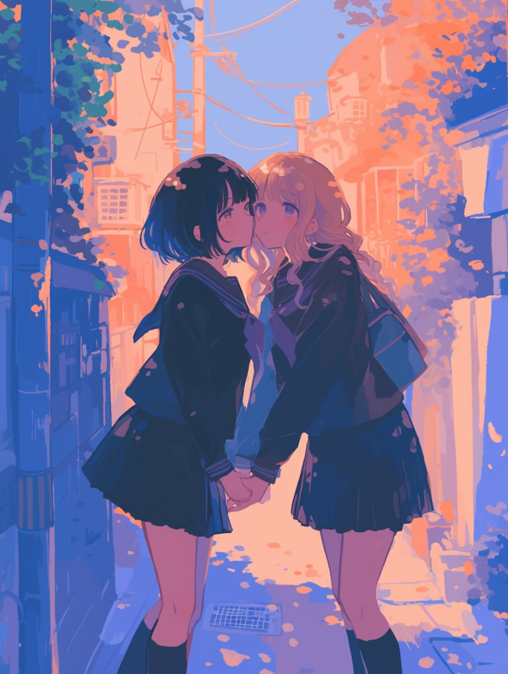 キスしたい二人のJK240