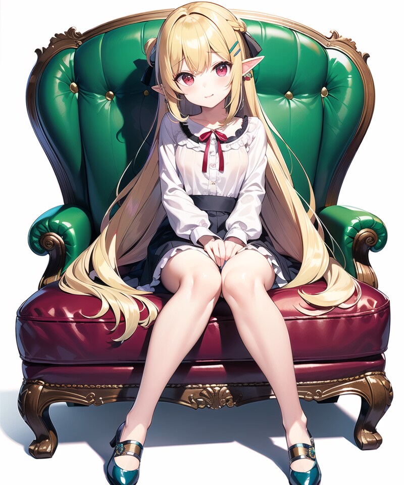 お座りエルフちゃん