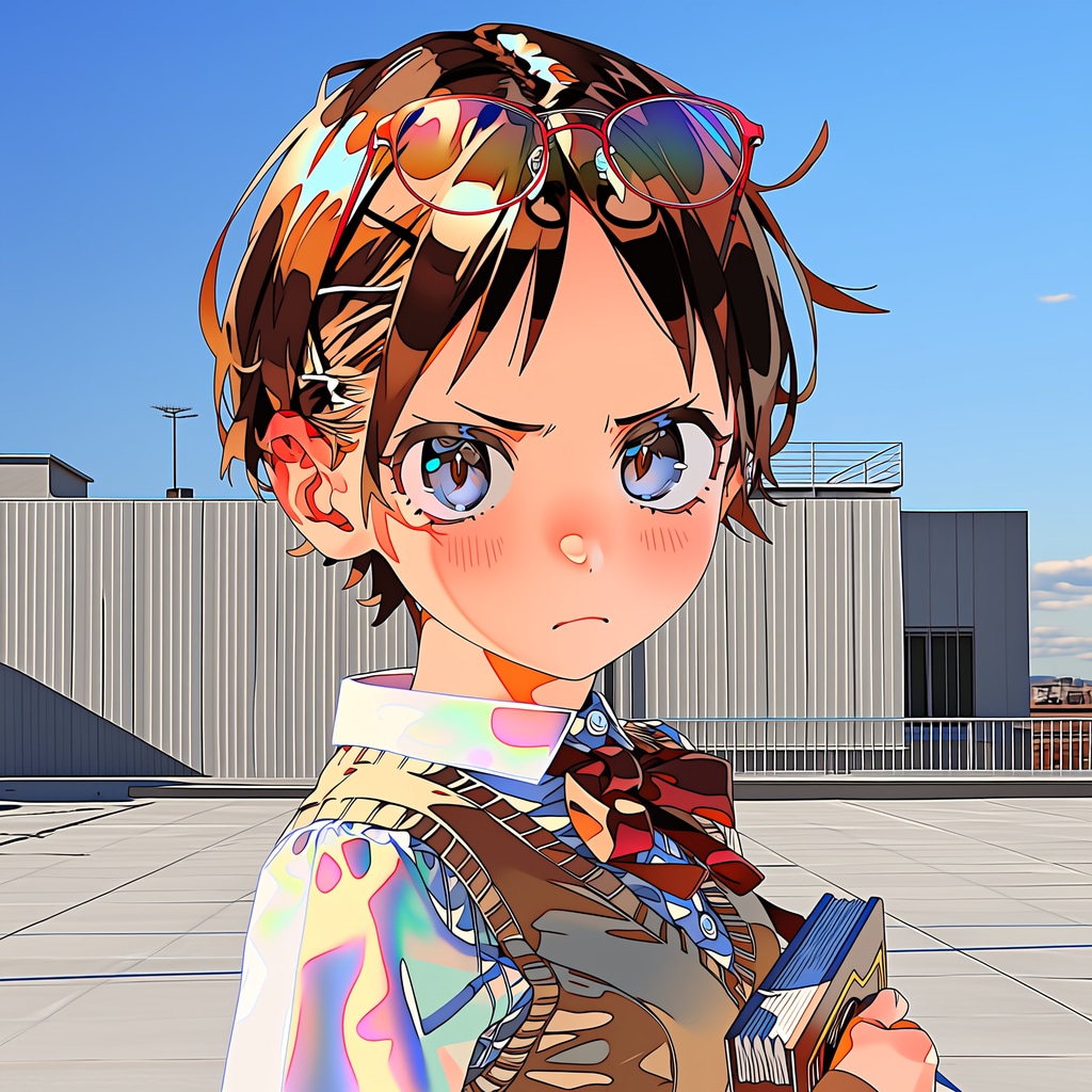 #眼鏡女子 #制服 #女子高生 | の人気AIイラスト・グラビア