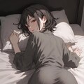 寝転ぶ女子 10枚目