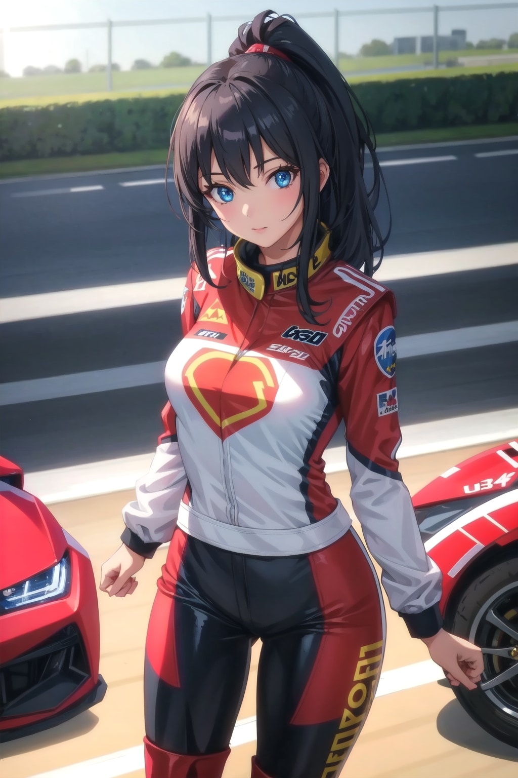 美少女レースクイーン | の人気AIイラスト・グラビア