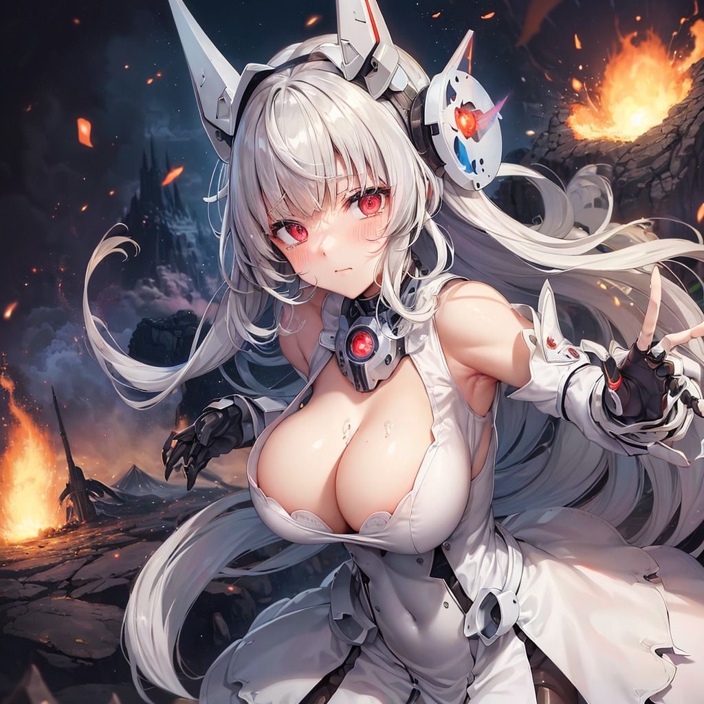 強制命令で敵国への攻撃を強いられる魔導兵器少女