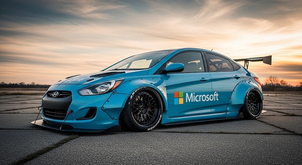 マイクロソフトアクセントのドリ車