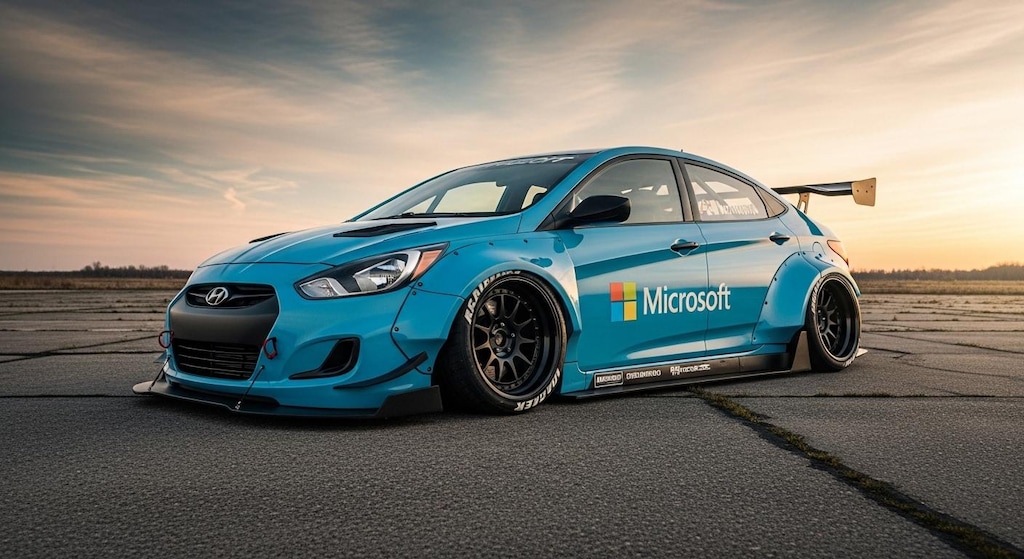 マイクロソフトアクセントのドリ車