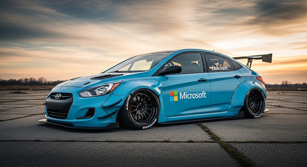 マイクロソフトアクセントのドリ車