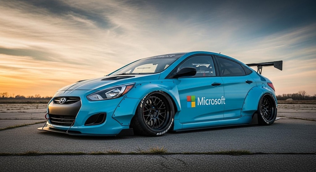 マイクロソフトアクセントのドリ車