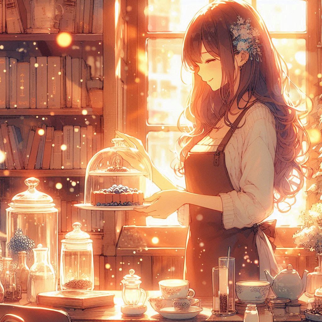 ブルーベリーケーキ | の人気AIイラスト・グラビア