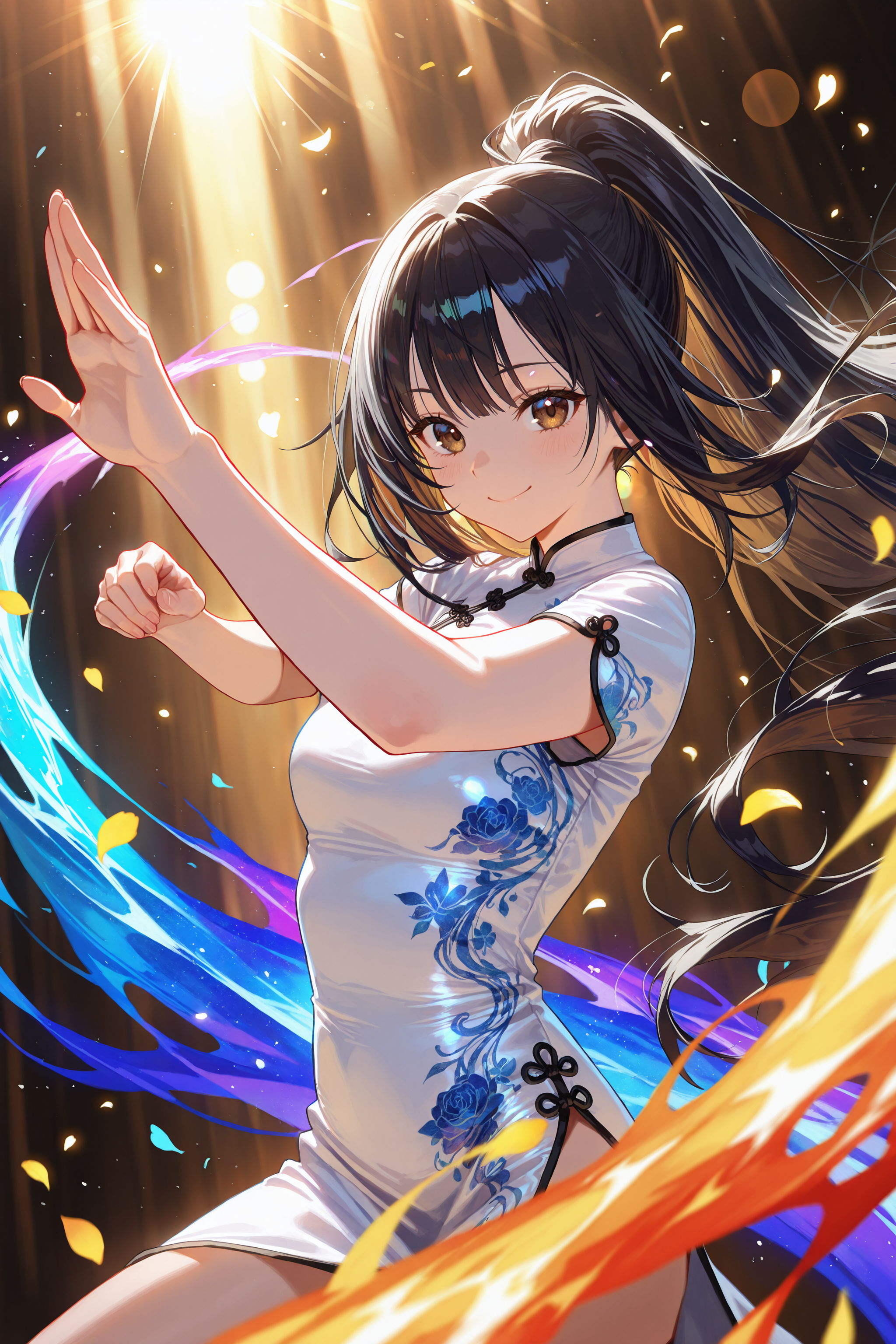 異世界の武闘家少女（美龍さん） | の人気AIイラスト・グラビア