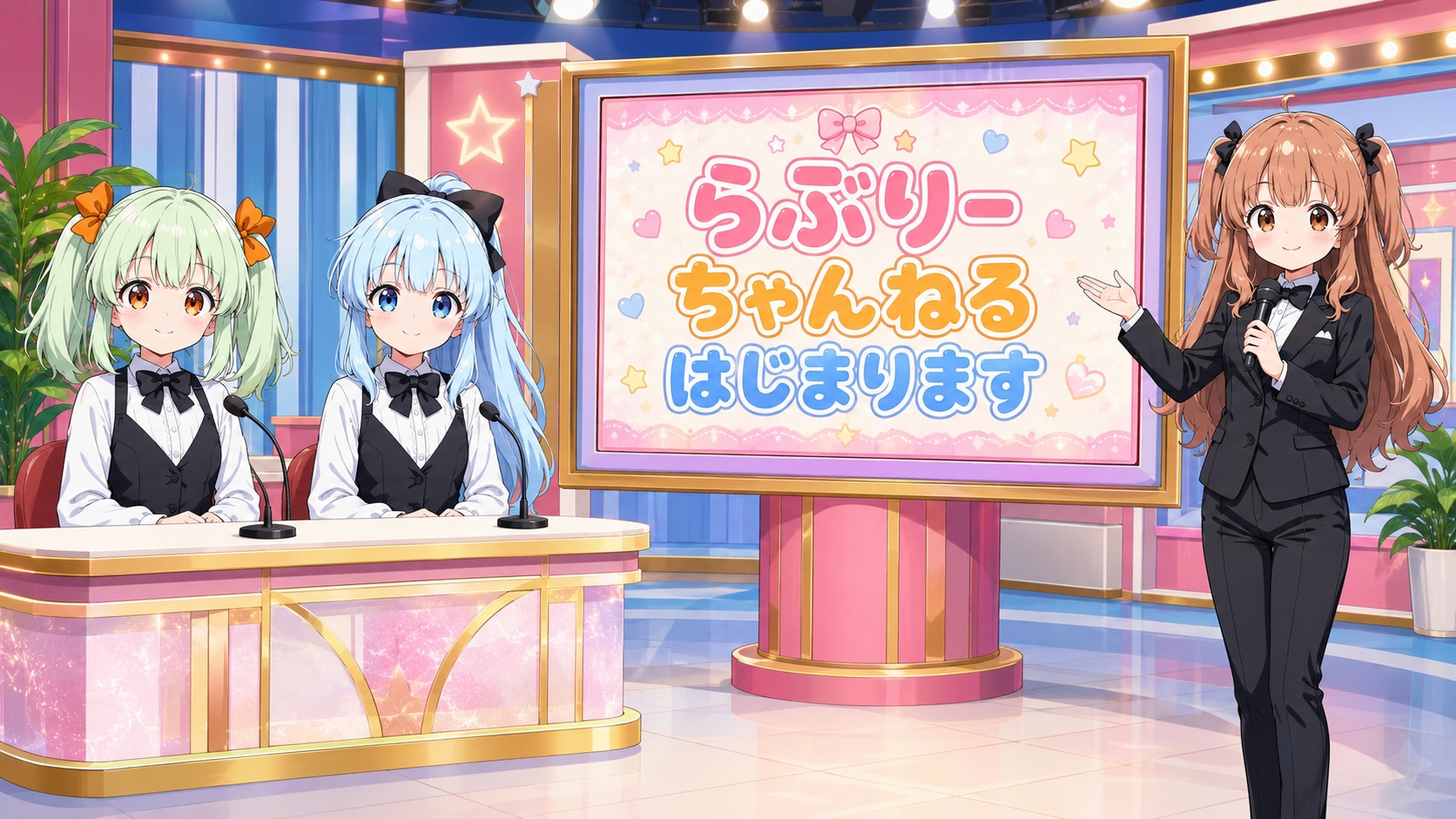 らぶりーちゃんねるはじまります | の人気AIイラスト・グラビア