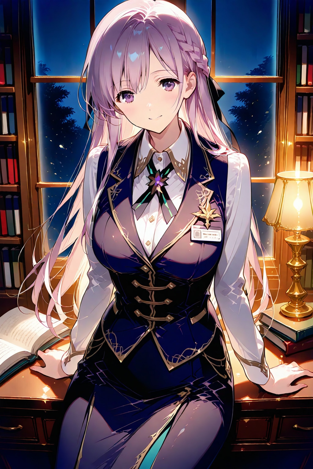 静寂を守る灯り | の人気AIイラスト・グラビア